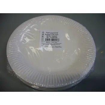 Talíř Talíř papírový kulatý prům.230mm, 50ks