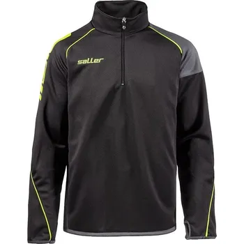 saller tréninková mikina MUNDIAL BARVA: 394 černá-antracit-neon žlutá, Velikost: XL