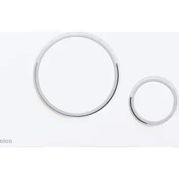 WC nádržka Ovládací tlačítko THIN M770 bílá/chrom