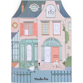 omalovánky MOULIN ROTY Knížka se samolepkami La Petite Ecole de Danse