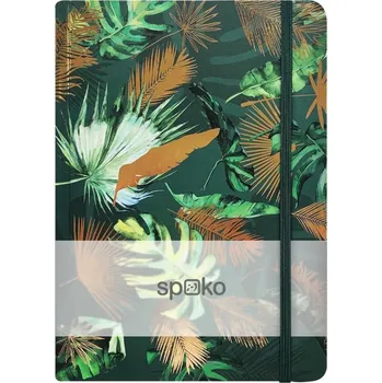 Blok Spoko zápisník Flowers listy A5, linkovaný