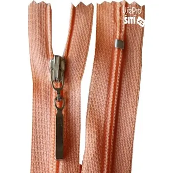 Zip zip šatový nerozdělávací ORANŽOVÝ 62116 - Oranž, 16cm
