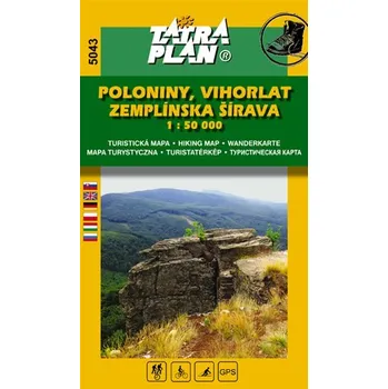 Cizojazyčná kniha Poloniny, Vihorlat, Zemplínska šírava 1:50 000