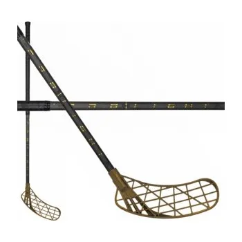 Florbalová hůl Zone floorball AIR/ONE PROLIGHT UD MARBLE 27 gold Florbalová hůl černá / zlatá, Pravá (pravá ruka dole), 104cm (=114cm)