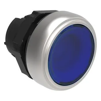 RC model auta LOVATO Electric LPCQL106 Plastová hlavice prosvětlená stiskem zapni-stiskem vypni modrá lícující