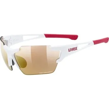Sluneční brýle fotochromatické UVEX BRÝLE SPORTSTYLE 803 RACE CV VM small (ColorVision) - 8306 white-red mat, Variomatic®