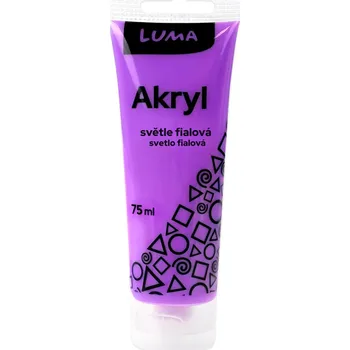 Speciální výtvarná barva Barvy akrylové 75ml, fialová světle
