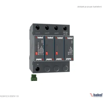 Přepěťová ochrana Hakel 10311 HLSA12,5-320/3+1 S SPD typ 1+2