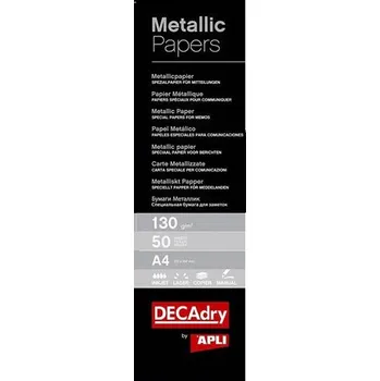 Kancelářský papír Metalický papír A4 130 g - zlatý 50 ks