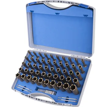 Vrták Karnasch 201904 | Jádrové vrtáky HARD-LINE 40 SET DELUXE, WELDON 12-32 mm, sada 50 ks