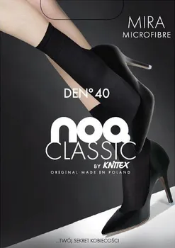 Dámské ponožky Hladké silonkové ponožky Knittex 42002 Mira MF 40 den Velikost: ONE SIZE, Barva: Béžová