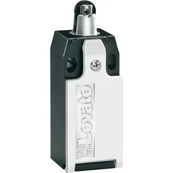 vypínač LOVATO Electric KMB1L02 koncový spínač, kovové tělo, Plastová kladka, 2V pomalé