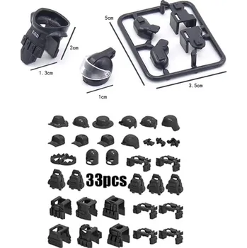 ostatní stavebnice Vojenské stavebnice s mini figurkami a zbraněmi | komponenty styl lego - PD036-BS075-1SET