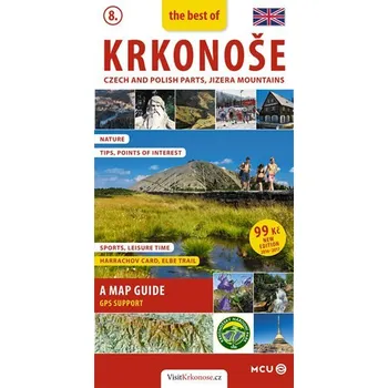 Cizojazyčná kniha Krkonoše, Jizerské hory - kapesní průvodce/anglicky