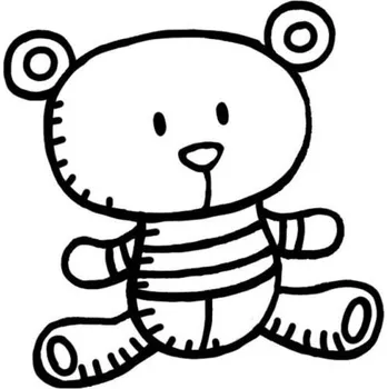 Dětské razítko Dřevěné razítko Aladine velikost B - méďa