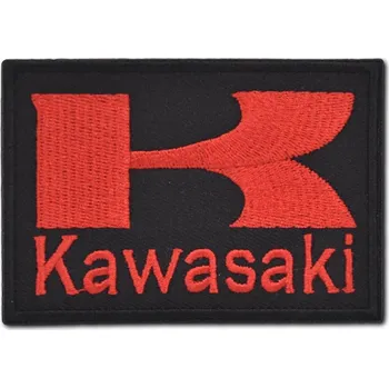 Nášivka Moto nášivka Kawasaki Red 9 cm x 6 cm