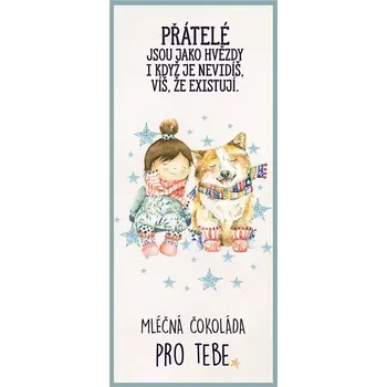 Čokoláda Dárková čokoláda - Pro přátele - posl. 1ks