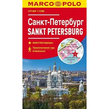 Sankt Petersburg 1:12 000 / mapa města (lamino)