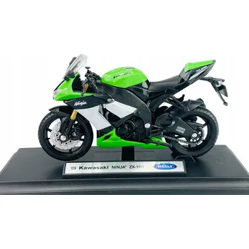 autíčko Kovový model motorky '09 Kawasaki Ninja ZX-10R 1:18