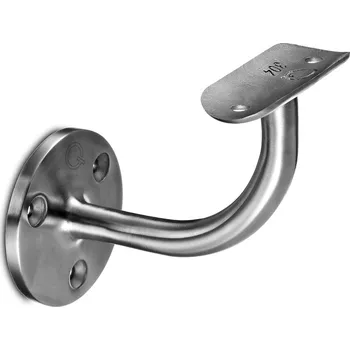 Zábradlí Konzole pro madlo, montáž na stěnu, madlo O42,4 mm, nerez. ocel 304, kartáčovaná