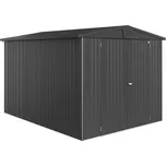 Zahradní domek Biohort Europa- 9 velikostí- tmavě šedý- dvoukřídlé dveře Velikost: 6- 244 x 300 24060