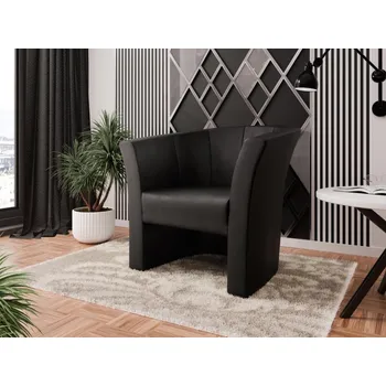 Křeslo MIRJAN Karkor Ekokůže Soft 011 (černé)