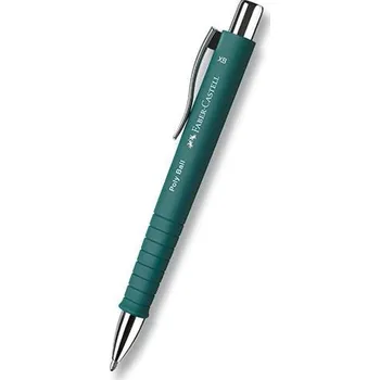 Kuličkové pero Faber-Castell Poly Ball Silver XB, výběr barev tm. zelená