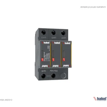 Přepěťová ochrana Hakel 24572 HSA-440/3+0 SPD typ 2+3