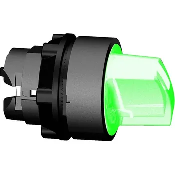 Stykač Schneider Electric ZB5AK1433 Ovládací hlavice otočná prosvět., 2 p.s návrat. zprava doleva - zelená