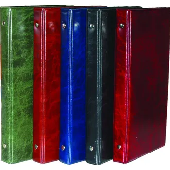 Vizitkář A5 Karis, kroužkový, černý + registr