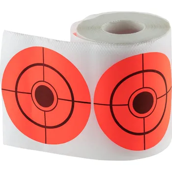 Příslušenství pro šipky Samolepící terče 250ks oranžová