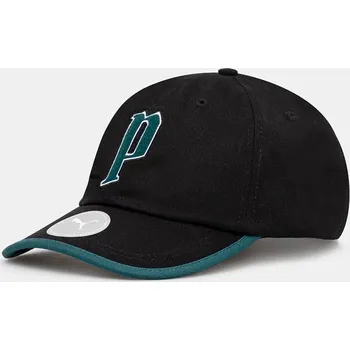 Kšiltovka Bavlněná baseballová čepice Puma Play Paris Retro Club černá barva, s aplikací, 025512, ONE SIZE, 99X
