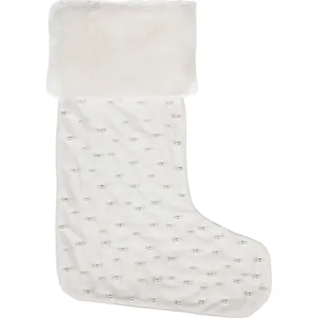 Vánoce Vánoční mikulášská punčocha PERLA 25x45 cm Mybesthome