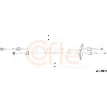 Tazne lanko, rucni prevodovka COFLE 2CB.FI012