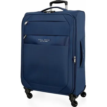 Textilní cestovní kufr ROLL ROAD ROYCE Blue / Modrý, 66x43x26cm, 64L, 5019223 (medium)
