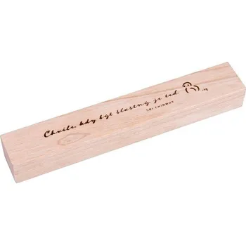 Dárková krabička Dřevěná krabička na propisku "Chvíle, kdy být šťastný"