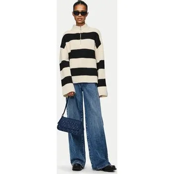 Pánský svetr Pieces Svetr Nalini 17151182 Béžová Regular Fit M