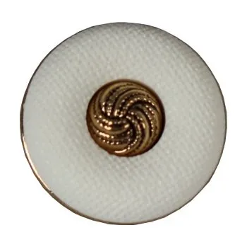 Knoflík Knoflík dámský DILL 6530/28 BÍLÝ/velký -