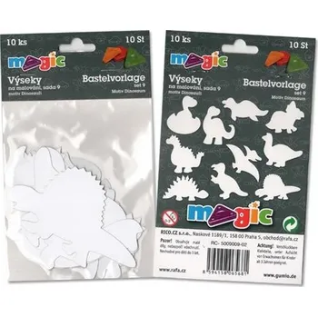 MAGIC papírové výseky na malování DINOSAUŘI