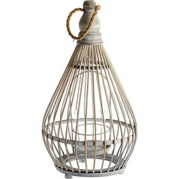 Výtvarná sada Bambusová lucerna se sklem uvnitř