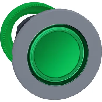 vypínač a zásuvka Schneider Electric ZB5FH033C0 Ovládací hlavice stiskací prosvětlená, zapuštěné provedení,ZE,speciální popis ŠE