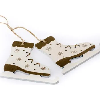 Party dekorace Dřevěné závěsné brusle