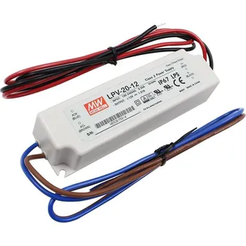 Napájecí zdroj pro osvětlení Mean Well LPV-20-12 Napájecí zdroj pro LED 20W 12V LPV-20-12