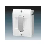 ABB 3536N-C03252 12 Spínač stiskací PRESSTO, se signalizační doutnavkou, zapuštěný, bílá/šedá