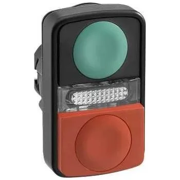 Stykač Schneider Electric ZB5AW7L3740 Ovládací hlavice dvoutlačítková se signálkou