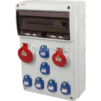Rozvaděč Famatel v3025 - ZSF60101000.1 /3952 Zás.skříň IP44 jištěná s chráničem 40/4/003