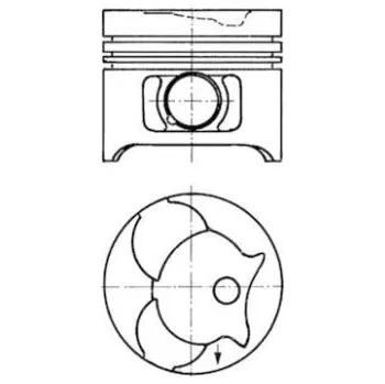Auto-moto Píst KOLBENSCHMIDT 91372610
