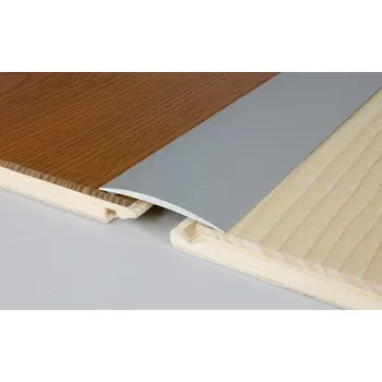 přechodová lišta Přechodový samolepící profil š. 60 mm, délka 90 cm, barva stříbro (Podlahová lišta,Přechodová lišta, přechodový profil, hliníkový přechodový profil, bezbariérový práh, kobercové ukončení, lišta na ukočení podlahové krytiny, ukončovací líšta, zakončovací)