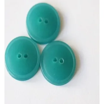 Knoflík Knoflík petrol modrý RS65539/32/51 - Modrá, 20 mm