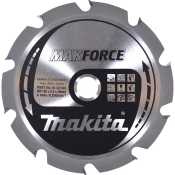 Pilový kotouč MAKITA Kotouč pilový dřevo MAKFORCE 165x2x20mm 10Z